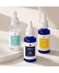 Pursonic Complete Radiance Bundle: Vitamin C Serum (3 oz), Anti-Aging Serum Set & Lip Sleeping Masks – Gummy Bear & Fresh Mint
