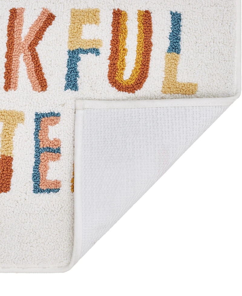 Hallmark Thankful Grateful Microfiber Bath Rug, 20" x 30"