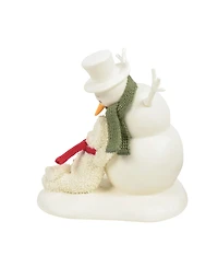 Department 56 Snowbabies Building a Snowman Is Exhausting Figurine