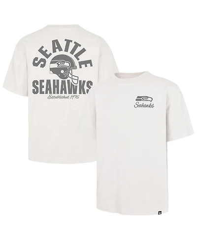 '47 Brand Men's Seattle Seahawks Foundation Heavyweight Cotton Crewneck T-Shirt