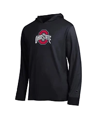Champion Men's Black Ohio State Buckeyes Tonal All-Star Long Sleeve Hooded Sweatshirt
