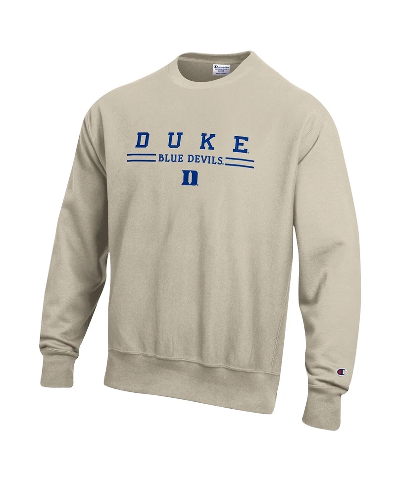 Champion Men's Duke Blue Devils Heavyweight Reverse Weave Crewneck Sweatshirt