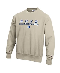 Champion Men's Duke Blue Devils Heavyweight Reverse Weave Crewneck Sweatshirt