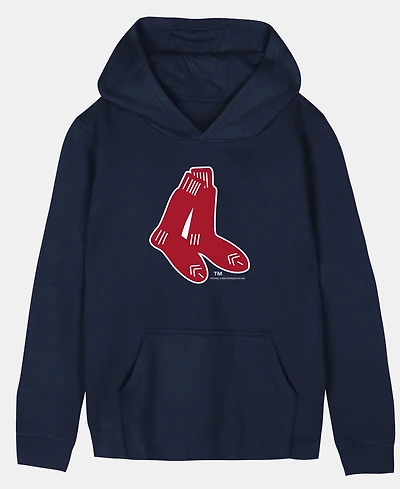 Mitchell & Ness Toddler Boys' 2T-5T Boston Red Sox Retro Logo Kangaroo-Pocket Hoodie