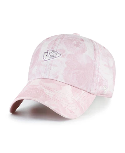'47 Brand Women's Pink Kansas City Chiefs Gardenia Clean Up Adjustable Hat