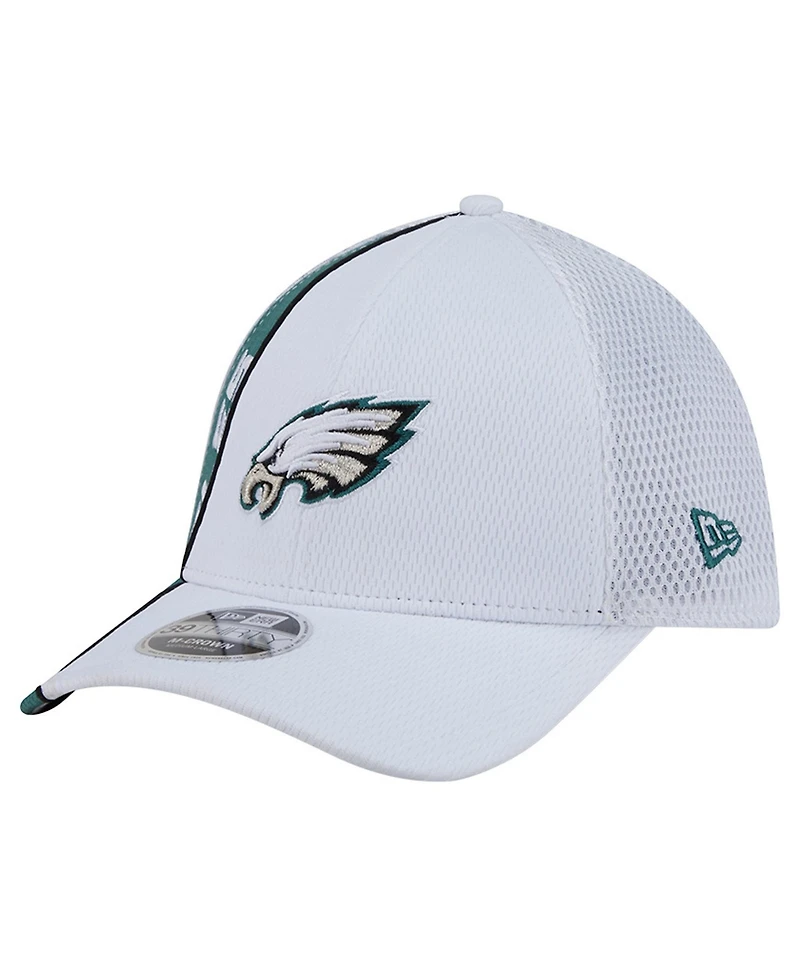 New Era Men's White/Midnight Green Philadelphia Eagles Dash 39THIRTY Flex Hat