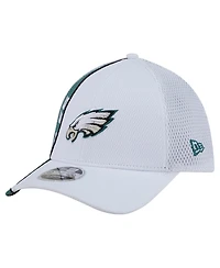 New Era Men's White/Midnight Green Philadelphia Eagles Dash 39THIRTY Flex Hat