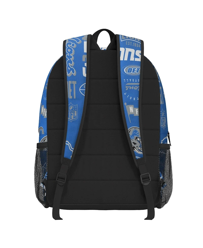 Outerstuff Boys' and Girls' Detroit Lions Adjustable Insulated Backpack and Lunchbox Set