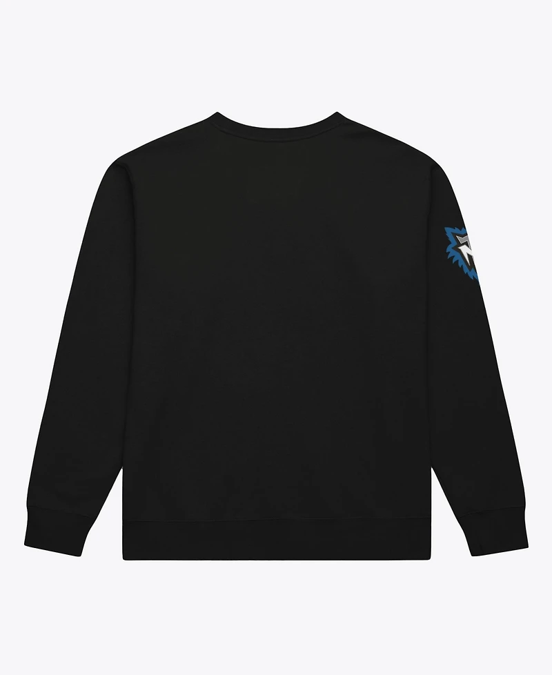 Mitchell & Ness Men's Black Minnesota Timberwolves Duel Logos Sweatshirt