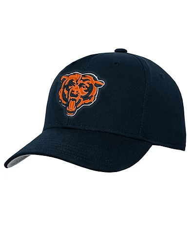 Outerstuff Big Boys' and Girls' Chicago Bears Structured-Fit High-Crown Pre-Curved Hat