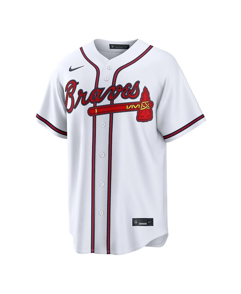 Nike Men's Atlanta Braves Spencer Schwellenbach V-Neck Replica Jersey