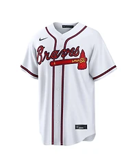 Nike Men's Atlanta Braves Spencer Schwellenbach V-Neck Replica Jersey