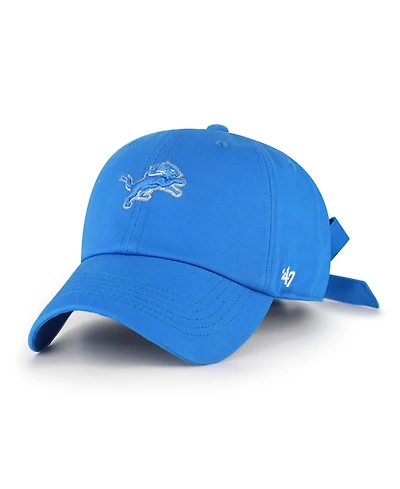 '47 Brand Women's Blue Detroit Lions Bow Back Clean Up Adjustable Hat