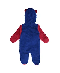 Outerstuff Baby Boys' and Girls' New York Giants Teddy Fleece Bunting Full-Zip Sleeper