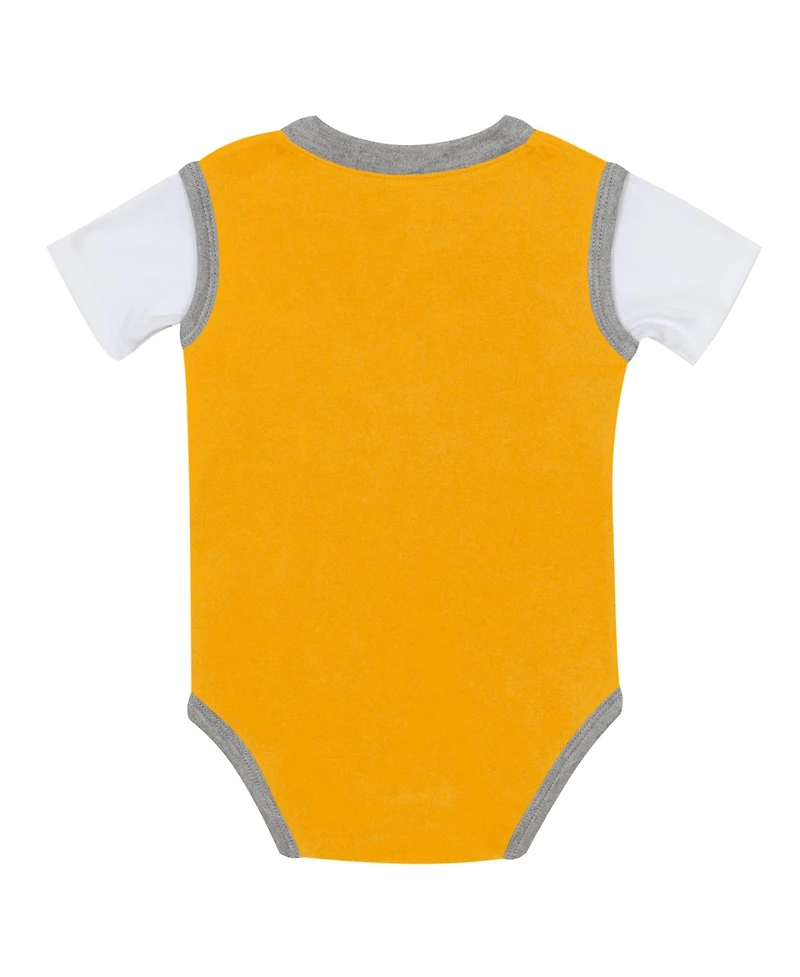 Outerstuff Baby Boys' Green Bay Packers Jersey Short-Sleeve Cotton Bodysuit and Pants Set