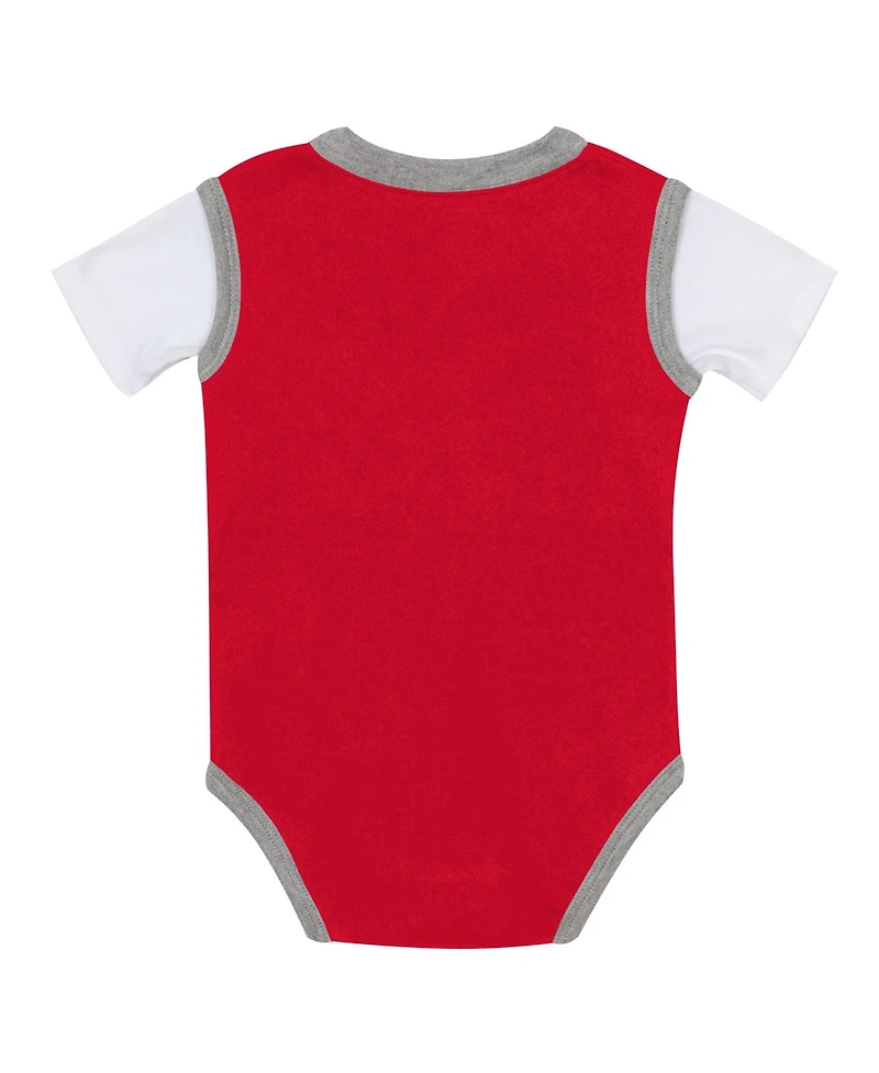 Outerstuff Baby Boys' and Girls' Buffalo Bills Screen-Printed Jersey Bodysuit Pants Set