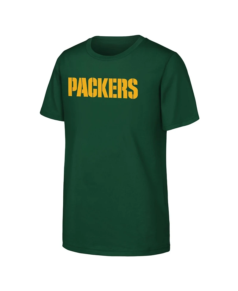 Outerstuff Boys' and Girls' Green Bay Packers Jordan Love Name Number T-Shirt