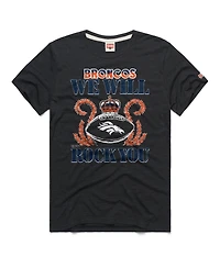 Homage Men's and Women's Denver Broncos 2026 Nfl Schedule Queen Tri-Blend T-Shirt