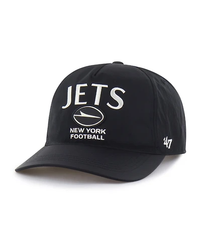 '47 Brand Men's Black New York Jets Modernia Hitch Adjustable Hat