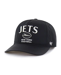 '47 Brand Men's Black New York Jets Modernia Hitch Adjustable Hat