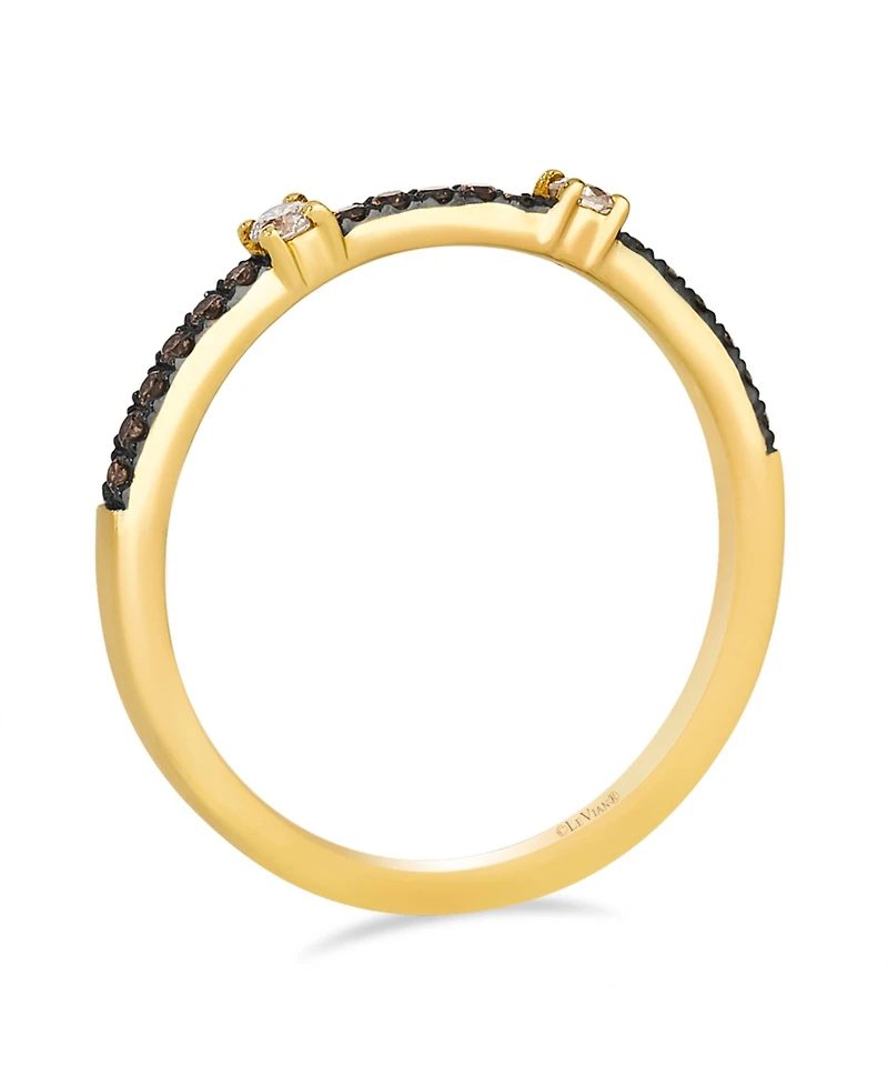 Le Vian Nude Diamond (0.07 ct. t.w.) & Chocolate Diamond (0.11 ct. t.w.) Ring in 14k Honey Gold
