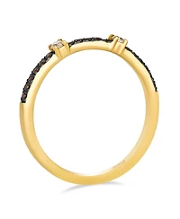 Le Vian Nude Diamond (0.07 ct. t.w.) & Chocolate Diamond (0.11 ct. t.w.) Ring in 14k Honey Gold
