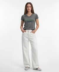 Champion Women's Seattle Seahawks Triumph Tri-Blend V-Neck T-Shirt