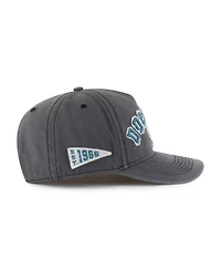 '47 Brand Men's Charcoal Miami Dolphins Throwback Calderwood Well Worn Hitch Adjustable Hat