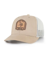 '47 Brand Men's Khaki Minnesota Vikings Bonehide Trucker Adjustable Hat
