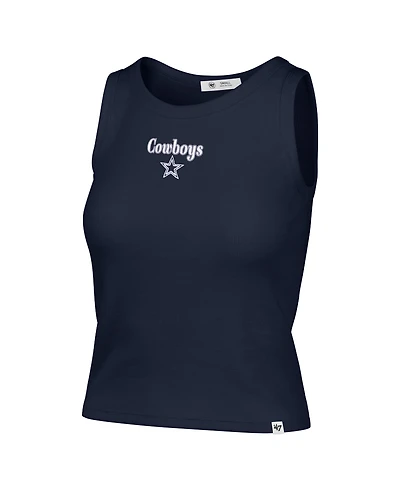 '47 Brand Women's Dallas Cowboys Cropped Ribbed Tank Top