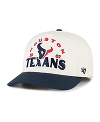 '47 Brand Men's Natural Houston Texans Arcitext Hitch Adjustable Hat