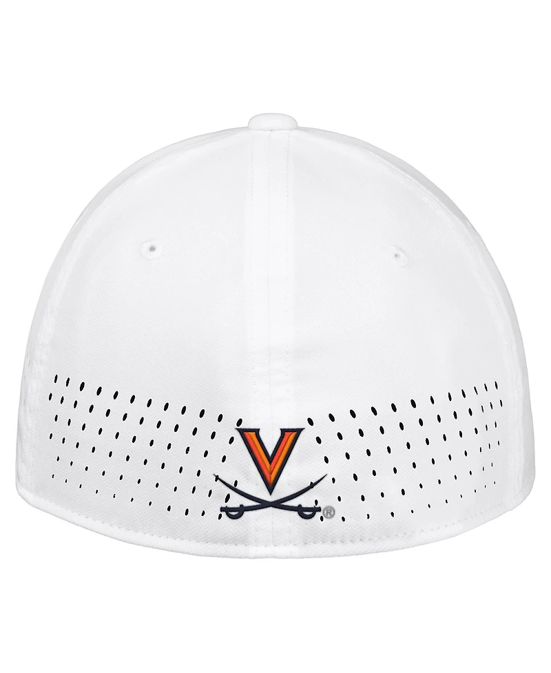 Nike Men's White Virginia Cavaliers 2026 On-Field AeroBill Swoosh Flex Dri-fit Hat