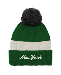 Outerstuff Big Boys and Girls New York Jets Modern Fan Cuffed Pom Knit Hat