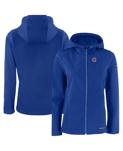 Cutter & Buck Women's Royal Chicago Cubs Evoke Eco Softshell Full-Zip Jacket