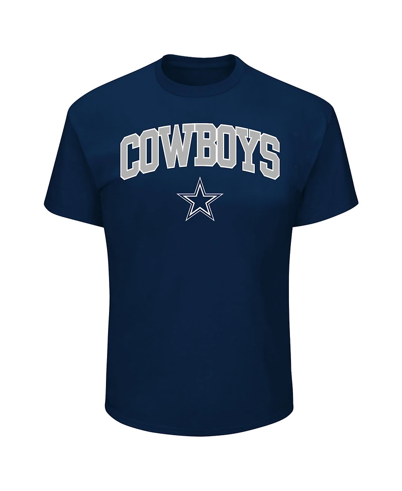 Fanatics Men's Navy Dallas Cowboys Big Tall Arch Logo T-Shirt