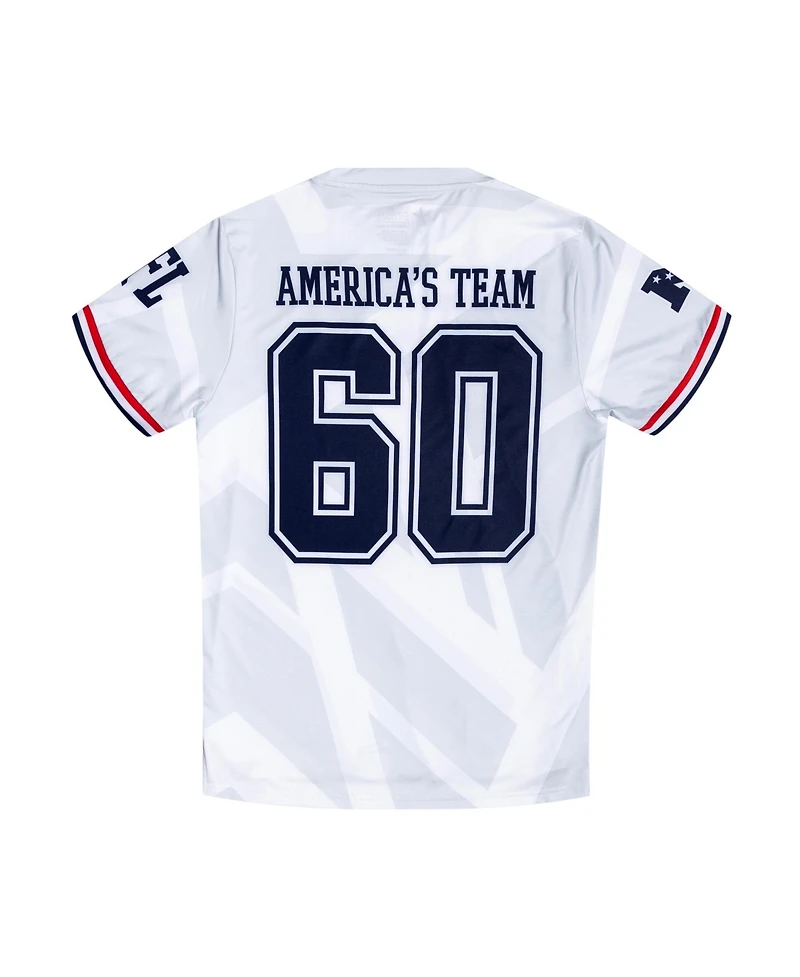 Dallas Cowboys Merchandise Boys' & Girls' 4-16 America's Team Fashion Soccer Top Crewneck Embroidered Applique Graphics T-Shirt