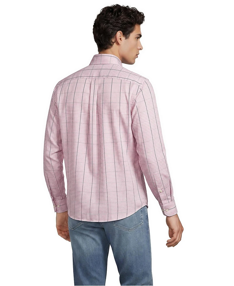 Lands' End Men's Long Sleeve Travel Kit Shirt