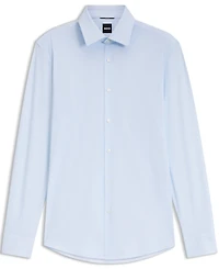 Boss by Hugo Men's Printed Performance-Stretch Jersey Slim-Fit Dress Shirt