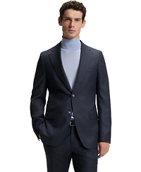 Boss by Hugo Men's Wool Patterned Slim-Fit Blazer