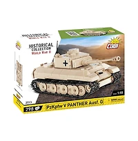 Cobi Wwii Historical Collection PzKpfw V Panther Ausf. G. 298-Piece Tank Building Set, Ages 7+