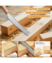 Xdovet Wood Chisel Set Double-edge Coping Tool Joinery Carving Kit