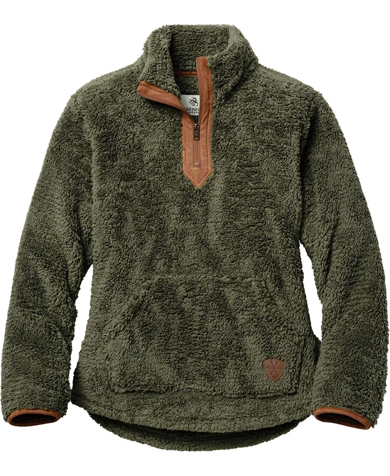 Legendary Whitetails Women's Quarter-Zip Mock Neck Fleece Pullover