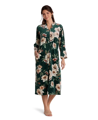 Miss Elaine Women's Fleece Zip-Front Robe