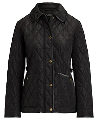 Lauren Ralph Petite Quilted Velboa-Lined Jacket, Created for Macy's