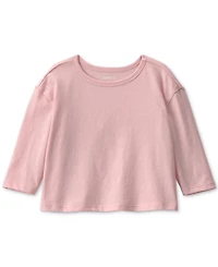 Osh Kosh Baby Girls' Floral Denim Long-Sleeve Top and Overall Set