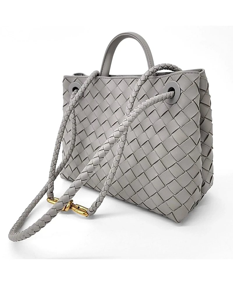 Pre-Owned Bottega Veneta Andiamo Small Intrecciato Leather Tote Bag