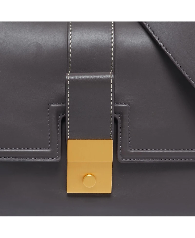 Pre-Owned Bottega Veneta Piazza Medium Leather Top Handle Bag