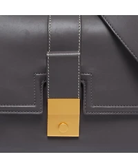 Pre-Owned Bottega Veneta Piazza Medium Leather Top Handle Bag