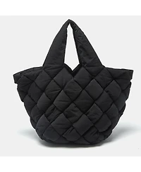 Pre-Owned Bottega Veneta Padded Cassette Intrecciato Nylon Tote
