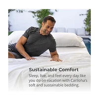 Cariloha Luxurious Signature Jersey Mattress Protector 100% Waterproof | 5 Sides of Protection